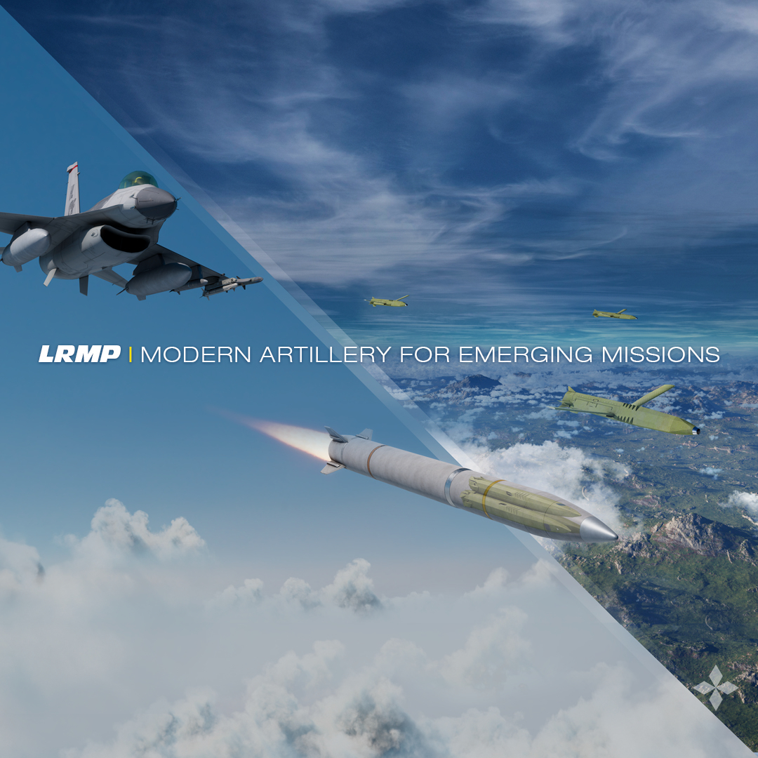 美国通用原子公司的“远程机动炮弹”(LRMP)作为“增程型制导多管火箭炮系统”(