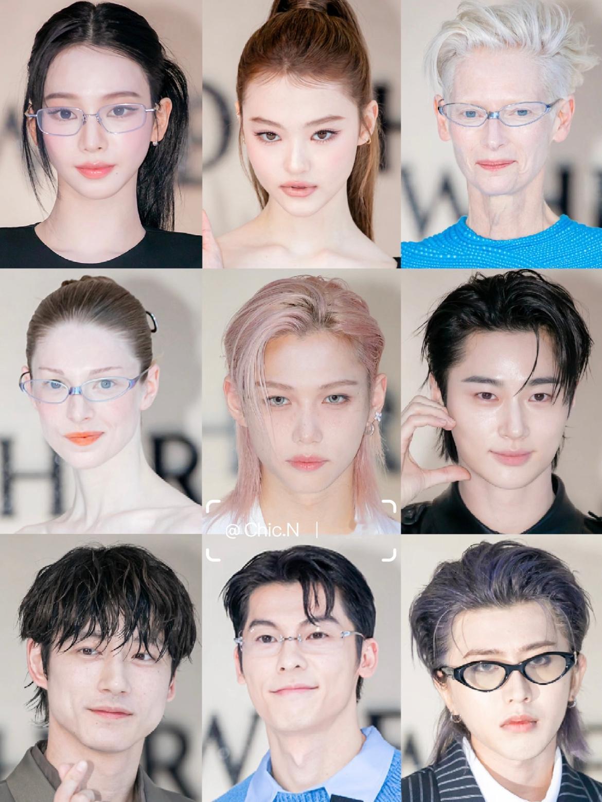 出席GM活动的中日韩艺人怼脸生图蔡徐坤、柳智敏、Ella、Tilda Swint