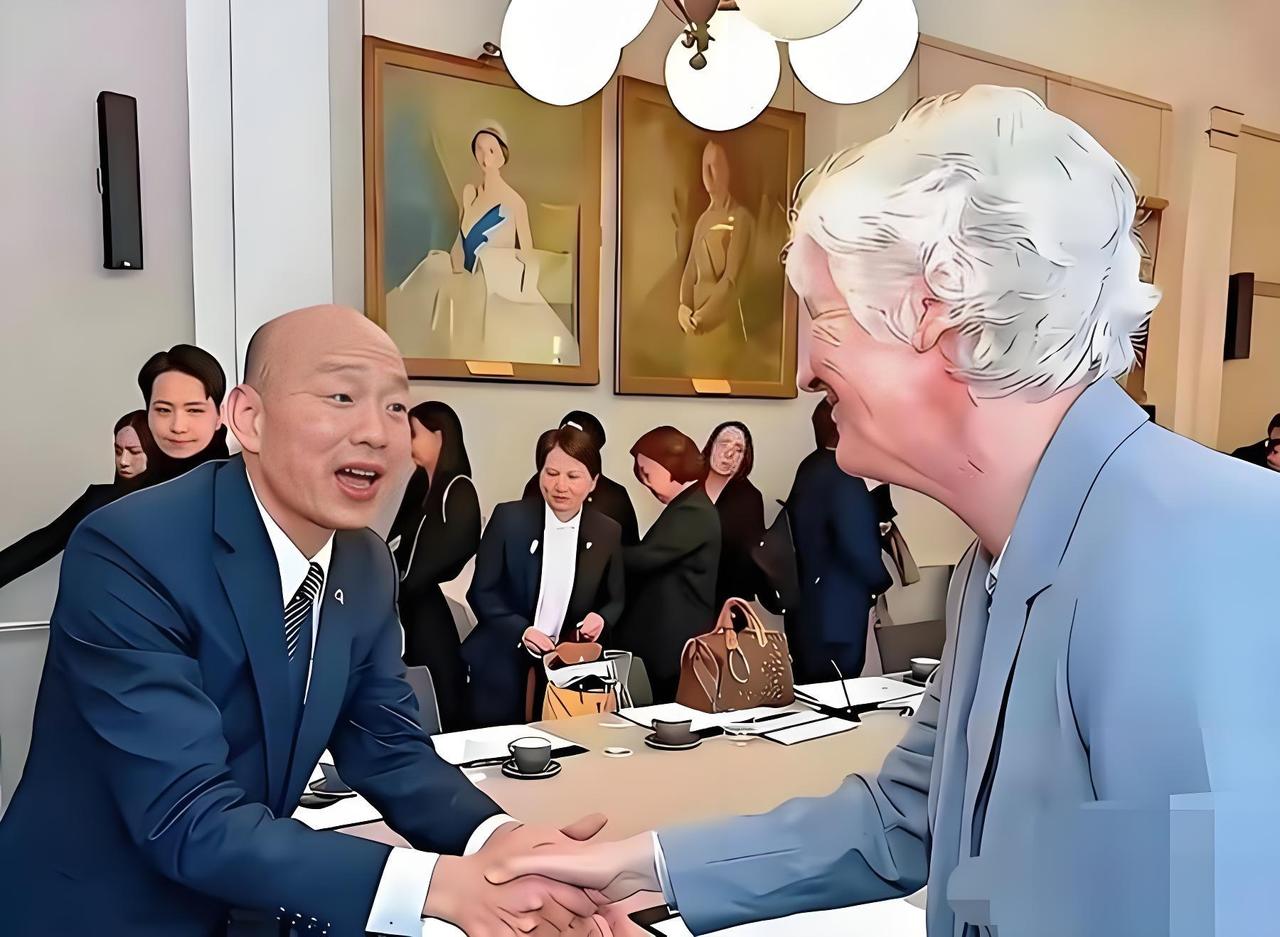 韩国瑜为什么会用这种姿态去攀附？
因为他知道，美国人要的不是你与大陆好，而是要你