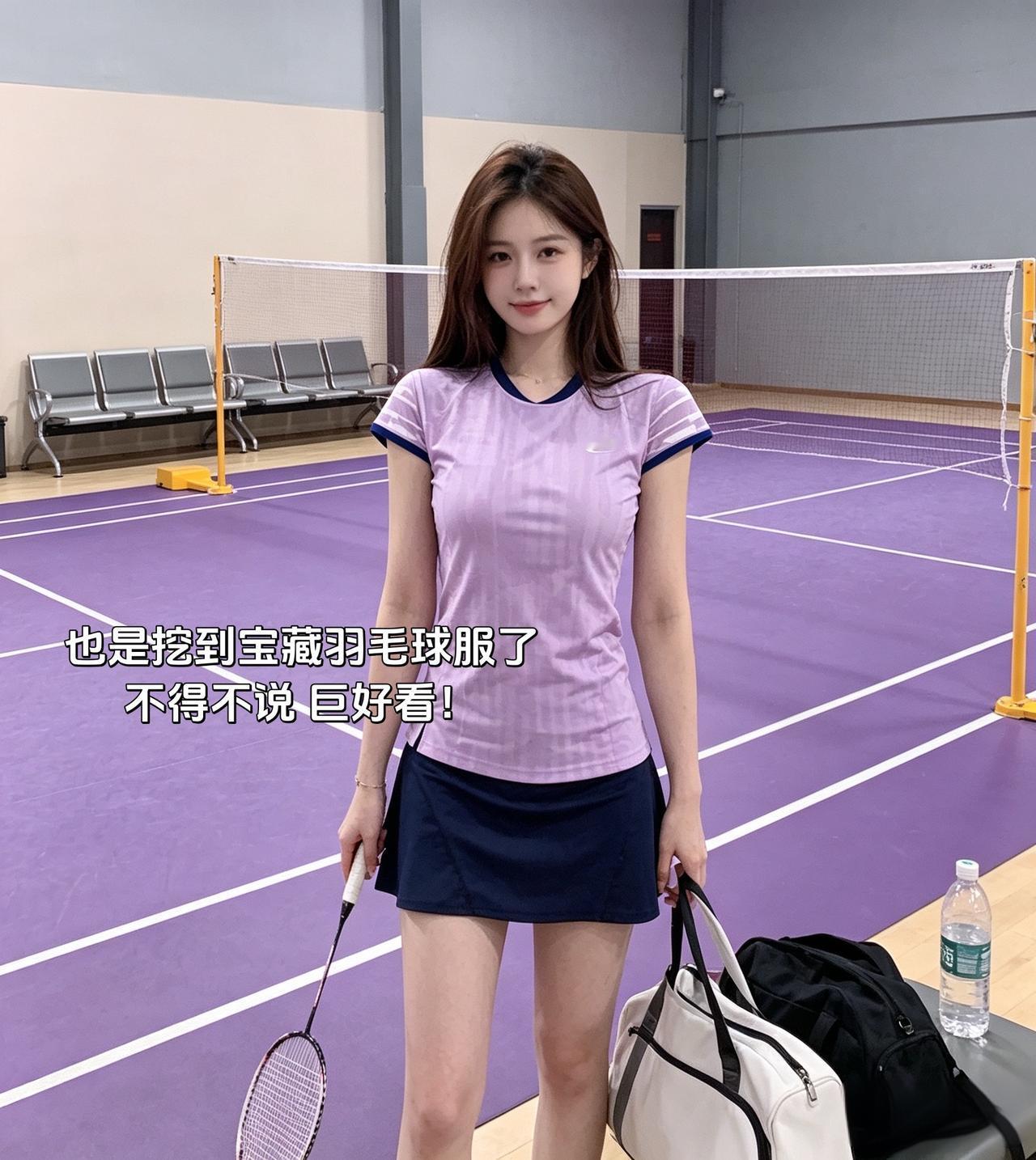 也是挖到宝藏羽毛球服了
不得不说 巨好看！