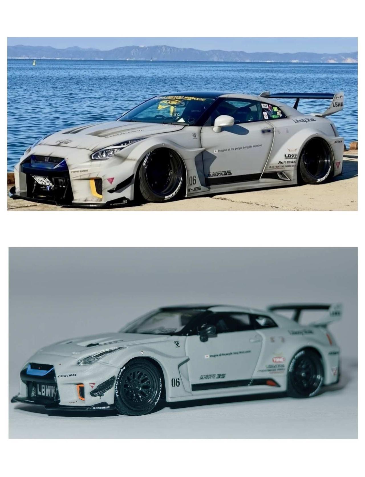 战斗灰
minigt1248 日产 LB‑Silhouette WORKS GT