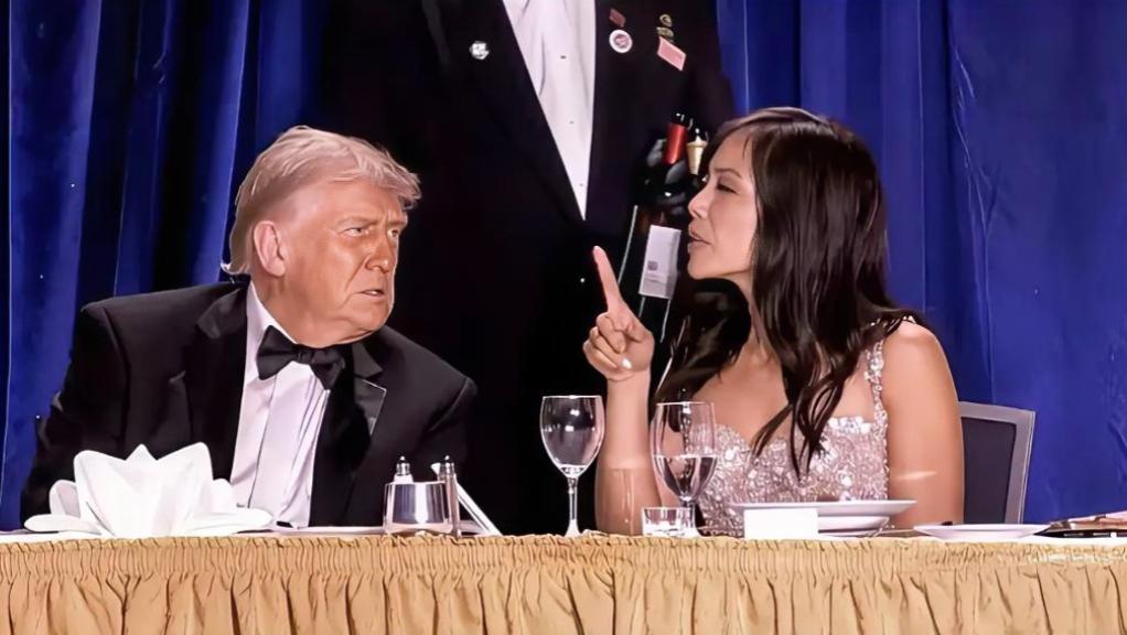 惊魂枪击让她一夜炸红！

全美镜头聚焦下，她紧坐主位与特朗普正面交锋，直指对方的
