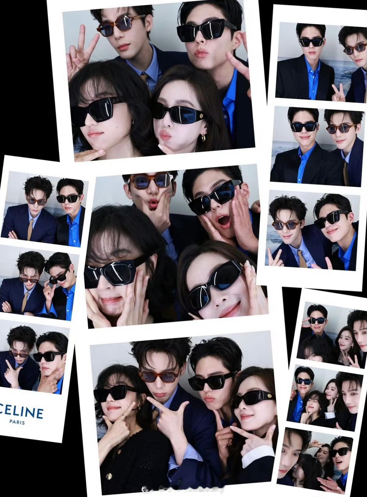 celine活动，朴宝剑ins发了拍的刘诗诗王安宇孙千 