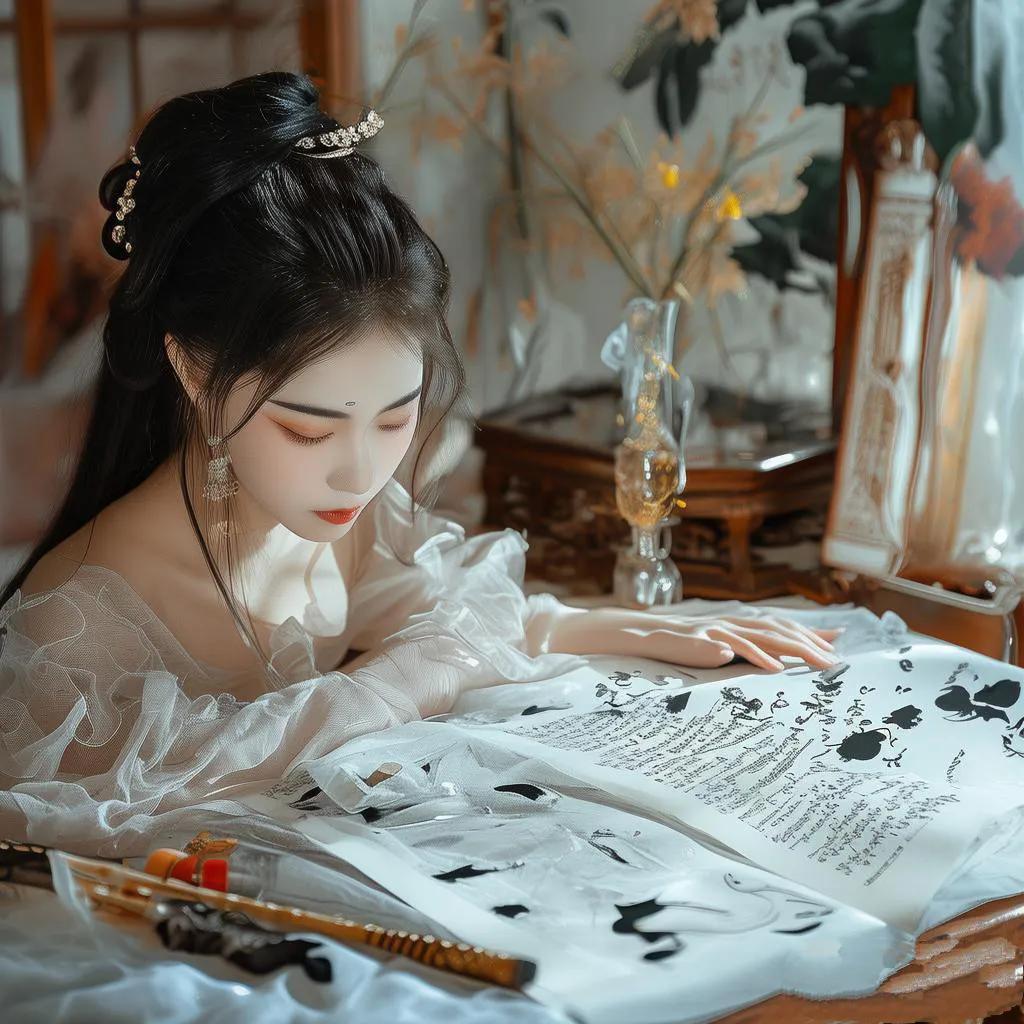 #上联：浅浅深深河中水，有请下联#
下联：平平仄仄心上诗。