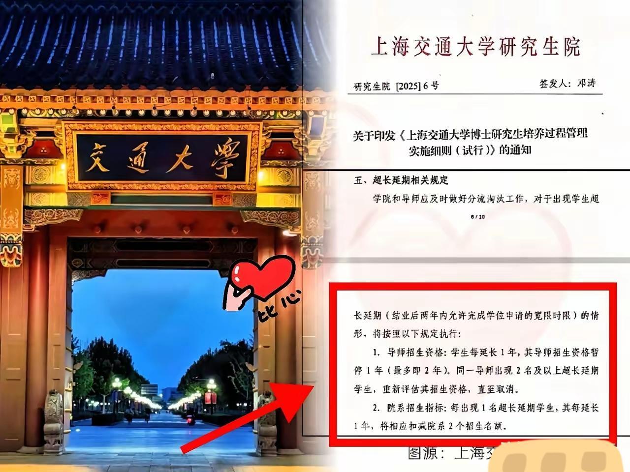 上海交大这波操作太解气！把学生延毕和导师“饭碗”绑死，这一刀砍得又狠又准，直接戳