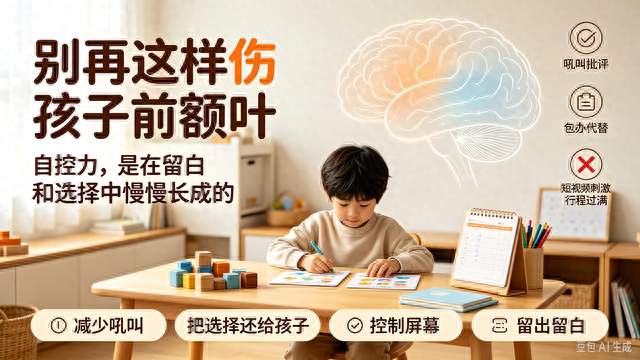 大脑前额叶：求求你别再这样带娃了！