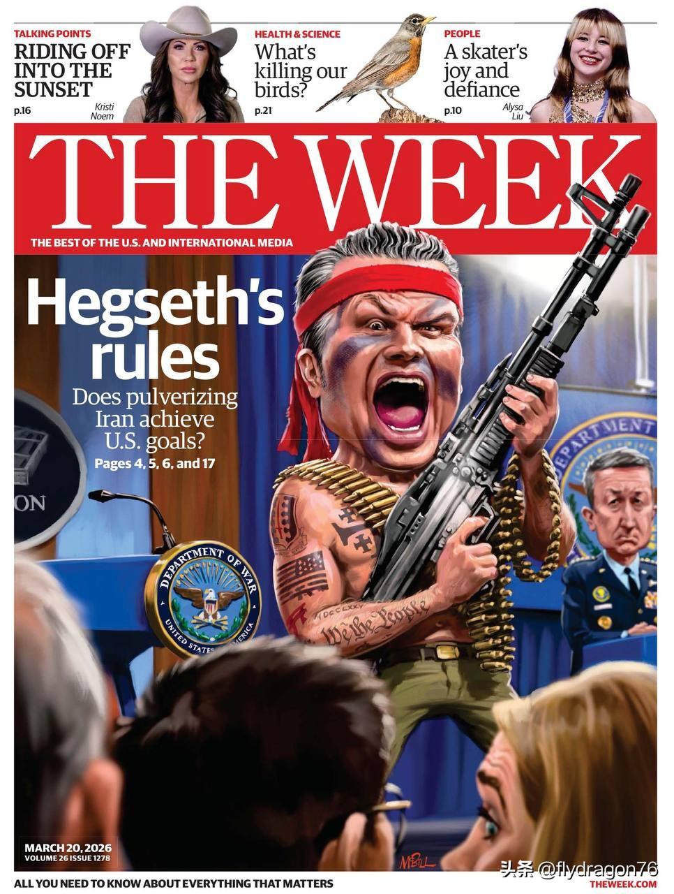 🇺🇸“赫格塞特法则：美国通过重创伊朗来实现其目标了吗？”——这是美国周刊《T