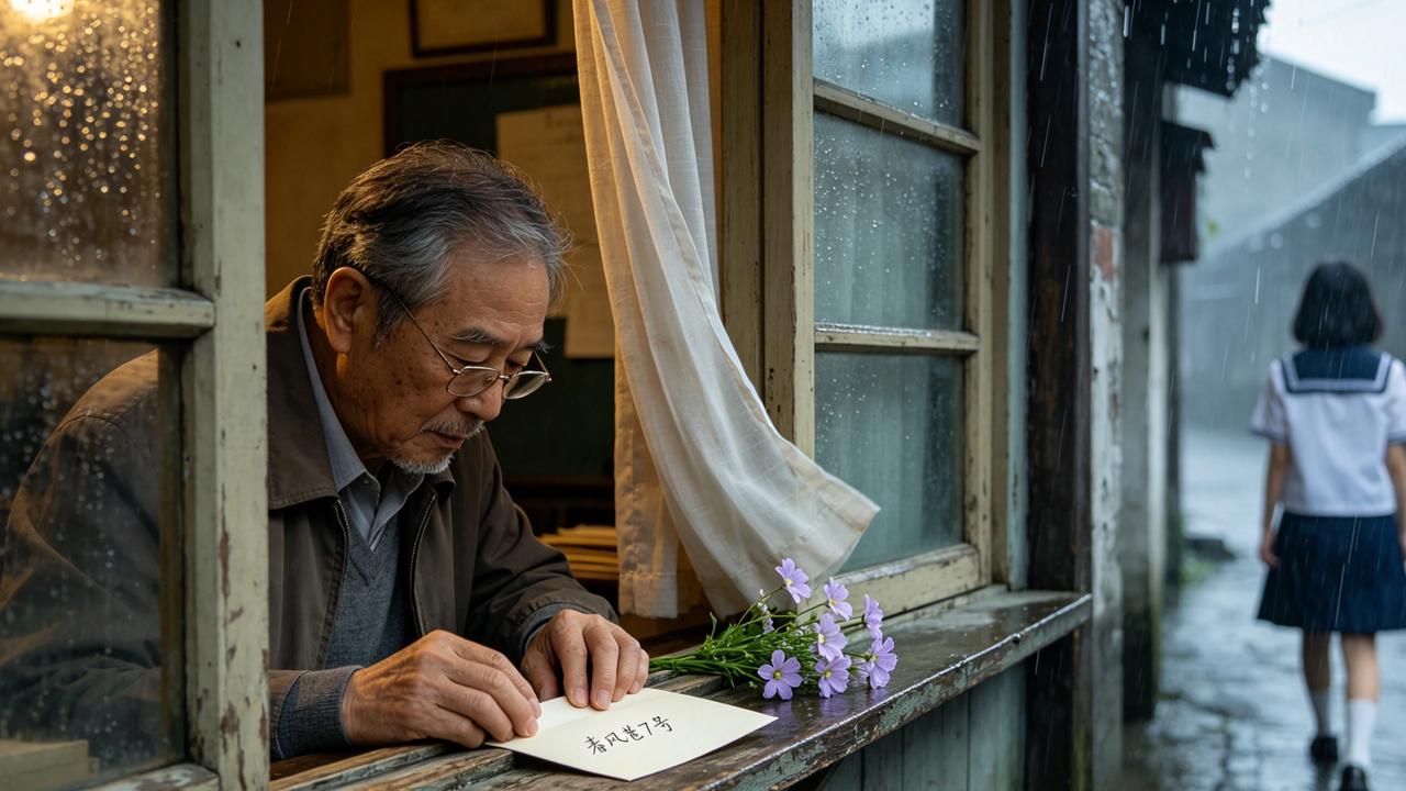 江湖怪谈•荒诞志204窗台花开之未寄的信
【内容】老邮递员退休前，总收到一封寄给