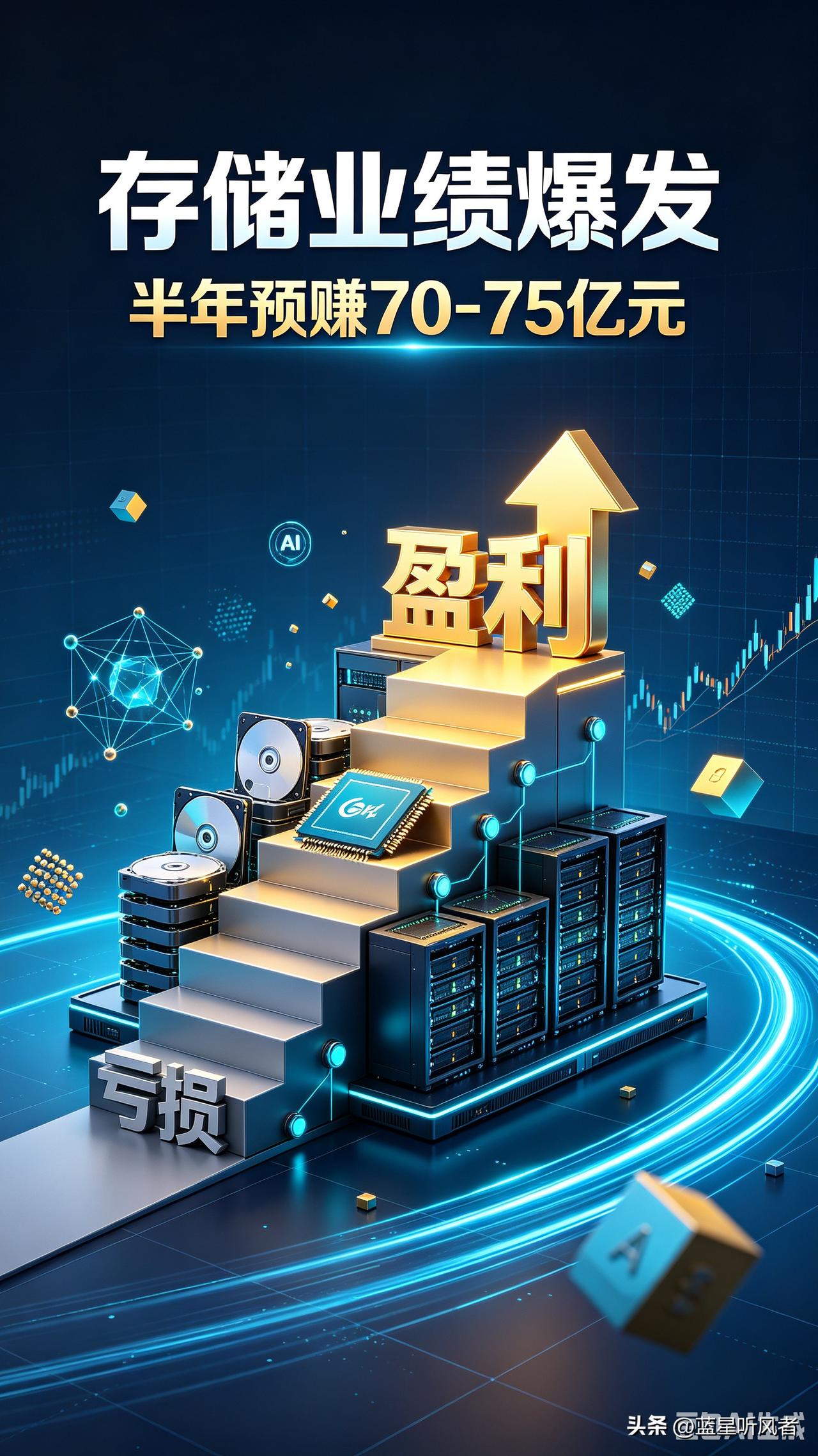 同比暴涨超3200%！佰维存储去年巨亏，半年狂赚70亿起
 
刚刷到佰维存储最新