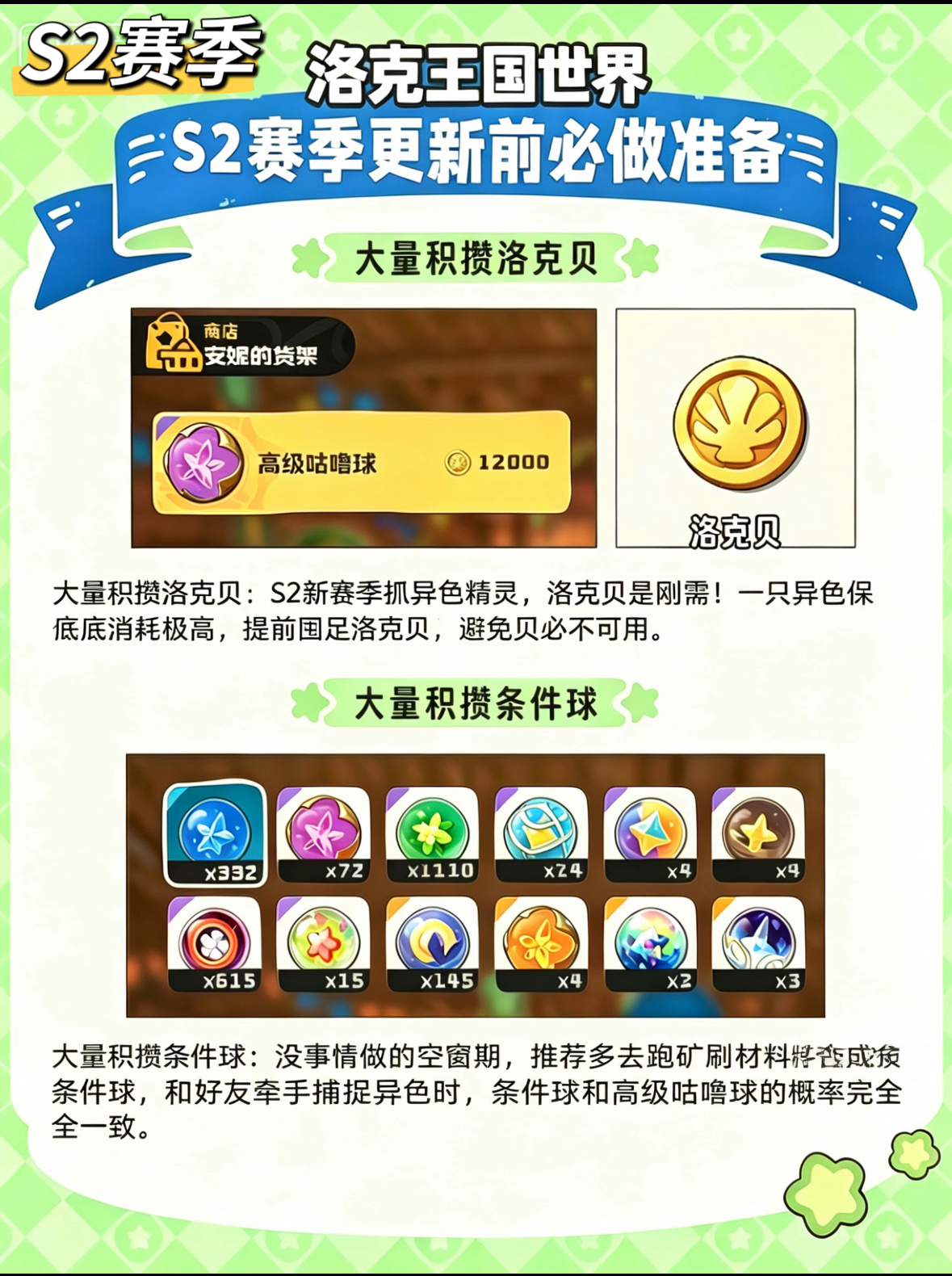 洛克王国世界正式上线洛克攻略宝典🔥S2赛季5.21更新，请提前做好这些工作！务