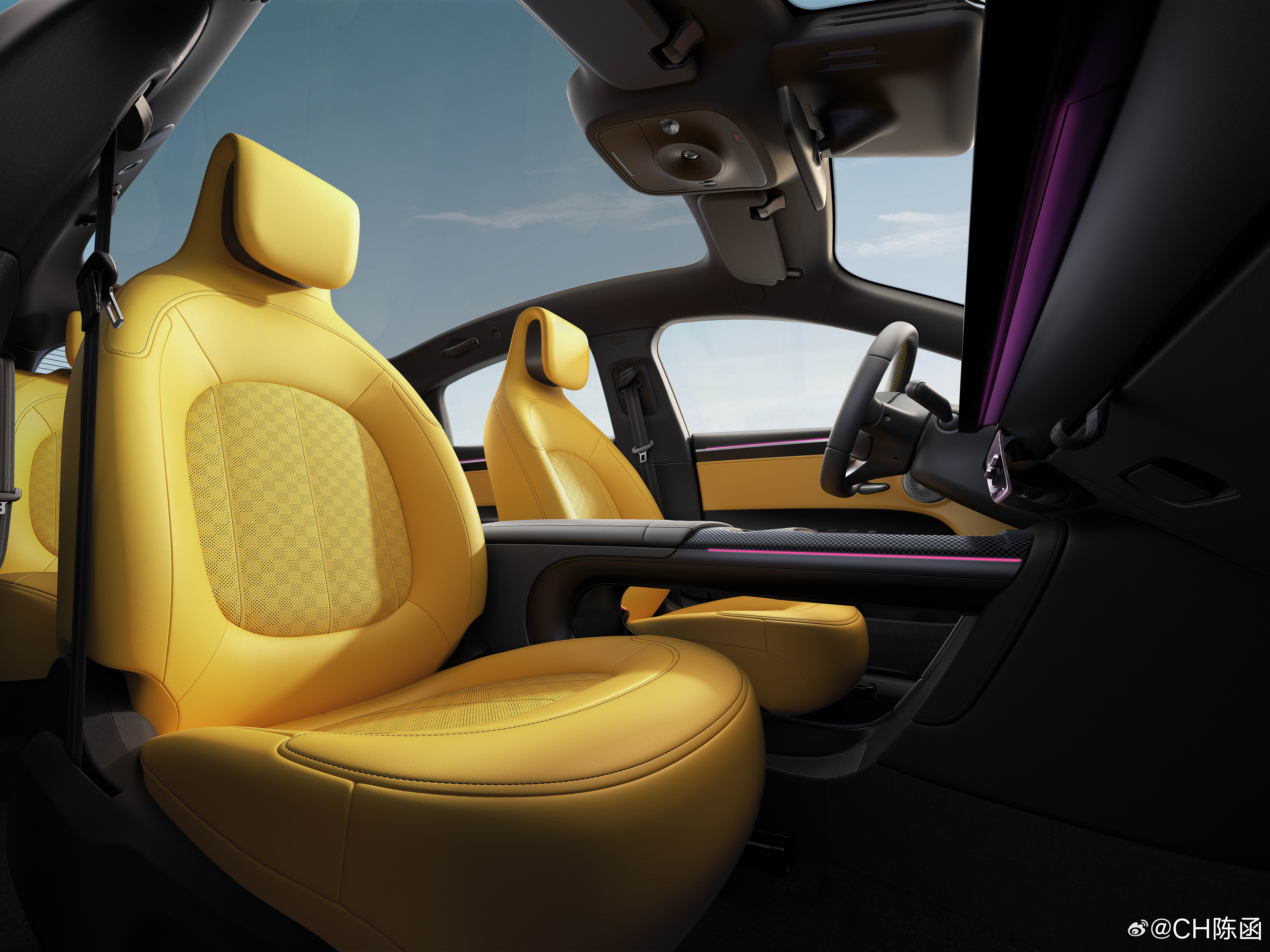 smart精灵6号内饰公布了很喜欢这次的「座舱隐形豪华图鉴」系列海报在一张图里，