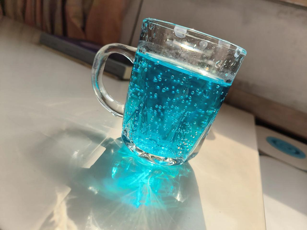 这个泡腾片，怎么可以泡出来这么好看？