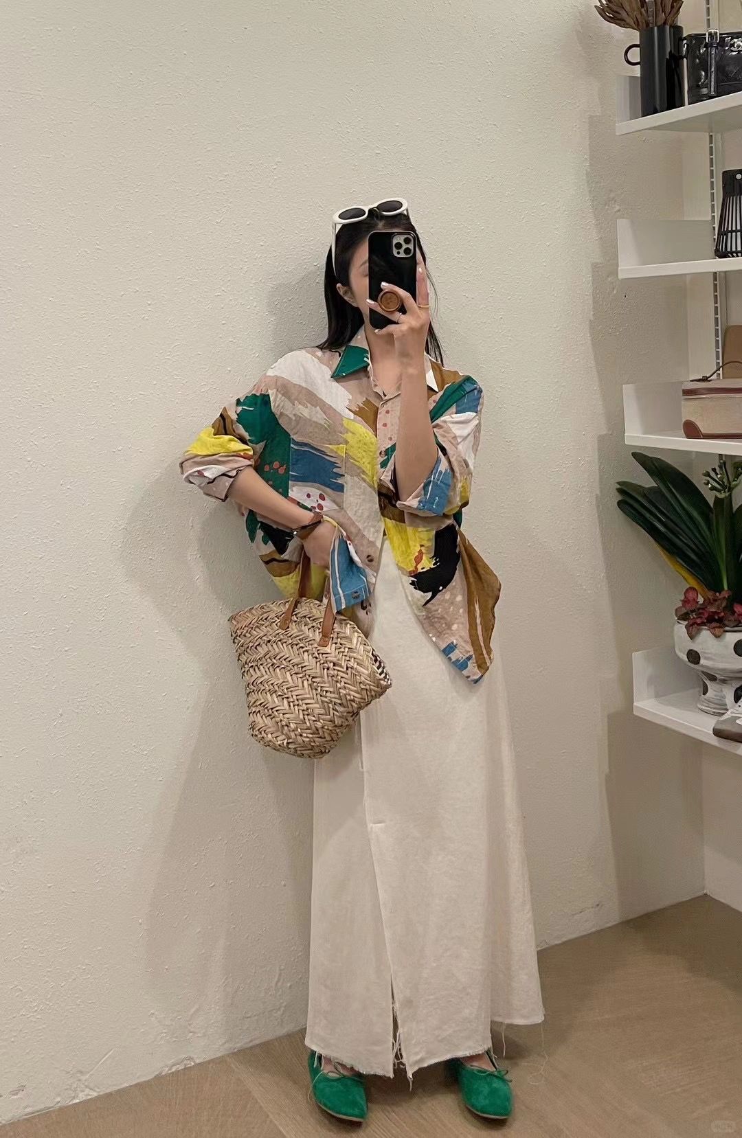 春夏色系穿搭💙🌷☘️🍃