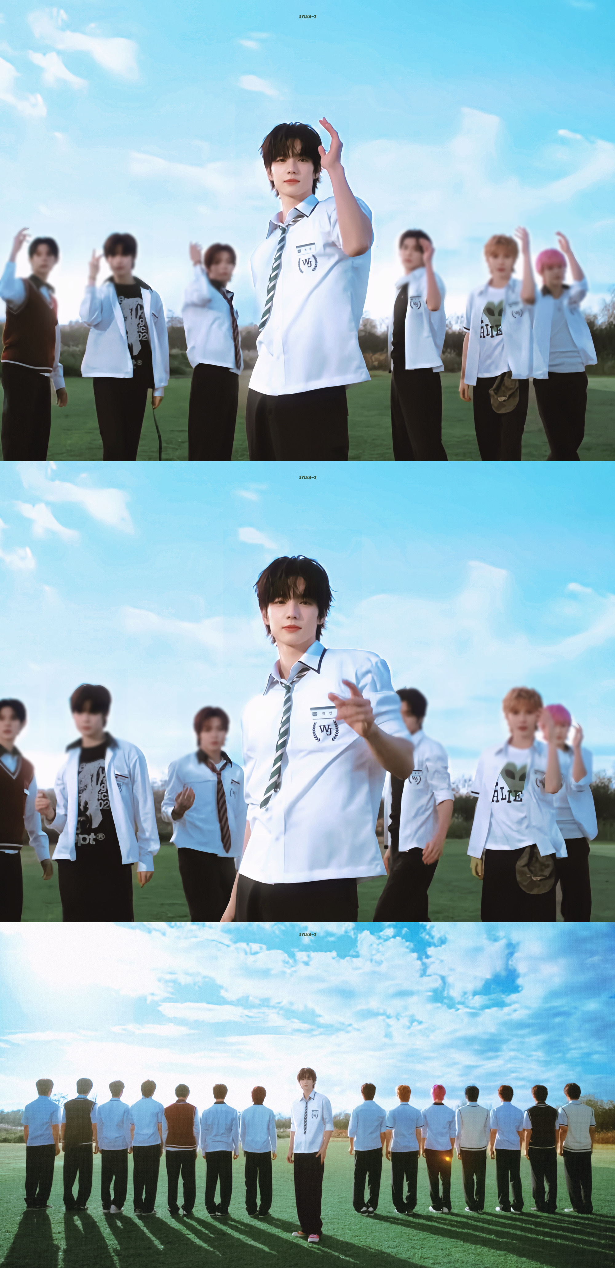 李河民视觉中心 李河民开场唯一视觉中心核概官C位，漂亮孩子站中间，帅的很安心