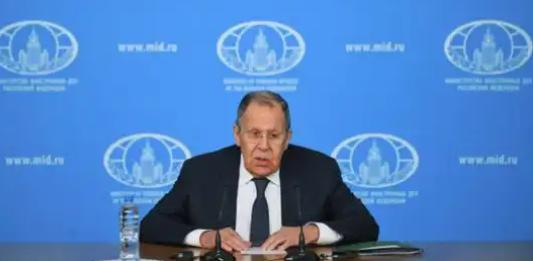 拉夫罗夫最新涉华言论曝光：前所未有！
 
俄罗斯外长拉夫罗夫在记者会上直接甩出一