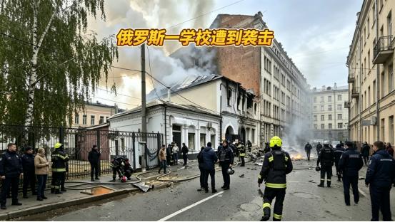 [太阳]惨烈人道悲剧！16架无人机三波轮番猎杀宿舍少年，21名孩子殒命，俄军携匕