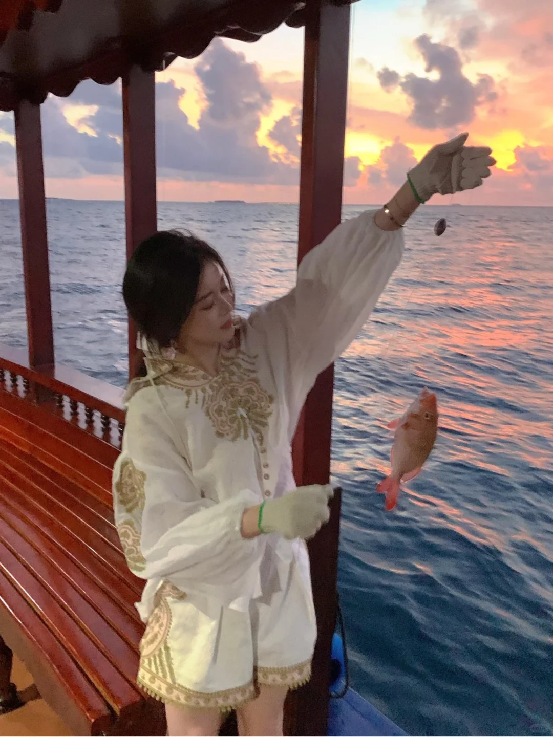 在马代看到了绝美的日落🌄