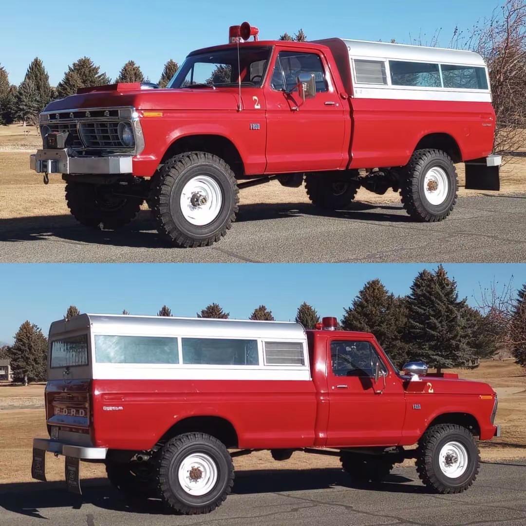 1973年Ford F-250 Custom 4×4，是福特为工况苛刻用户打造的