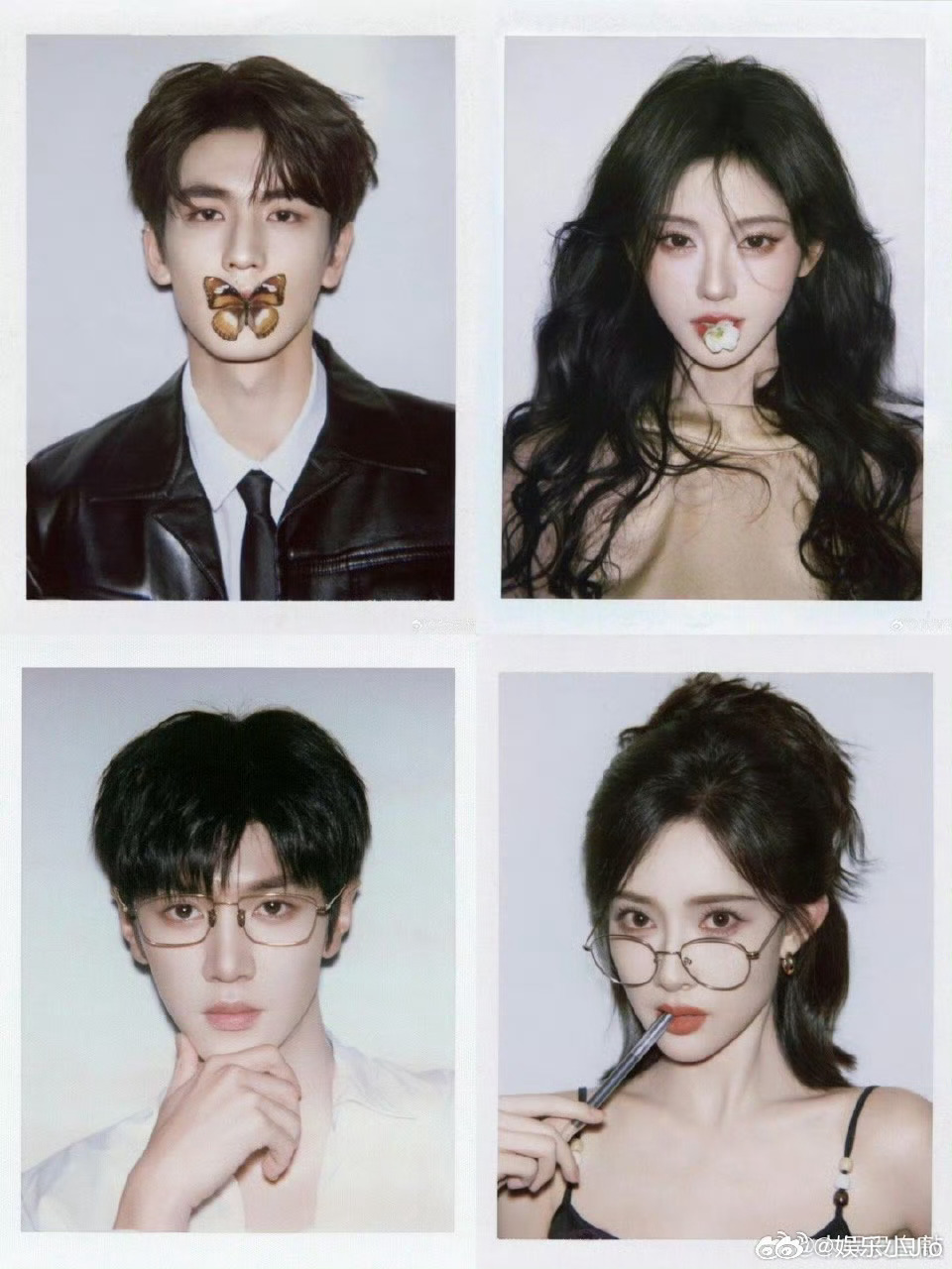 撕拉片最权威的四个人，我支持这四个人搞换乘恋爱，美女和帅哥就要演偶像剧给我们看[