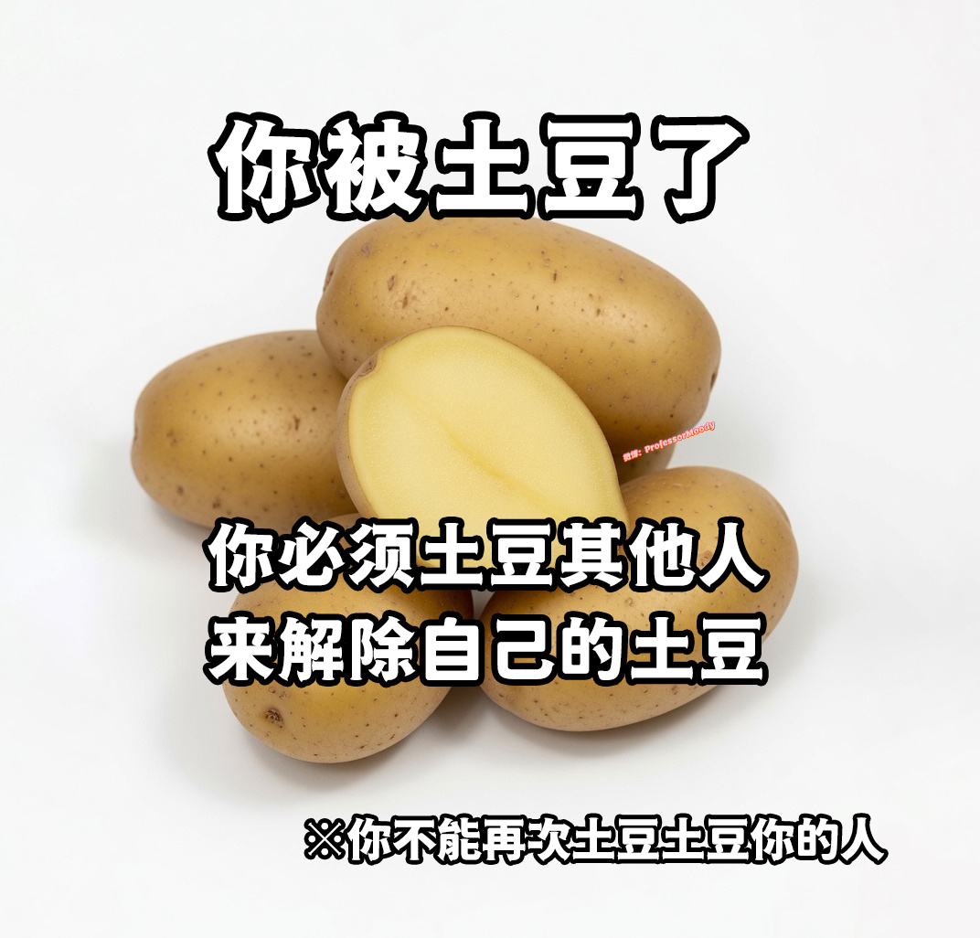 你们被我土豆了meme
