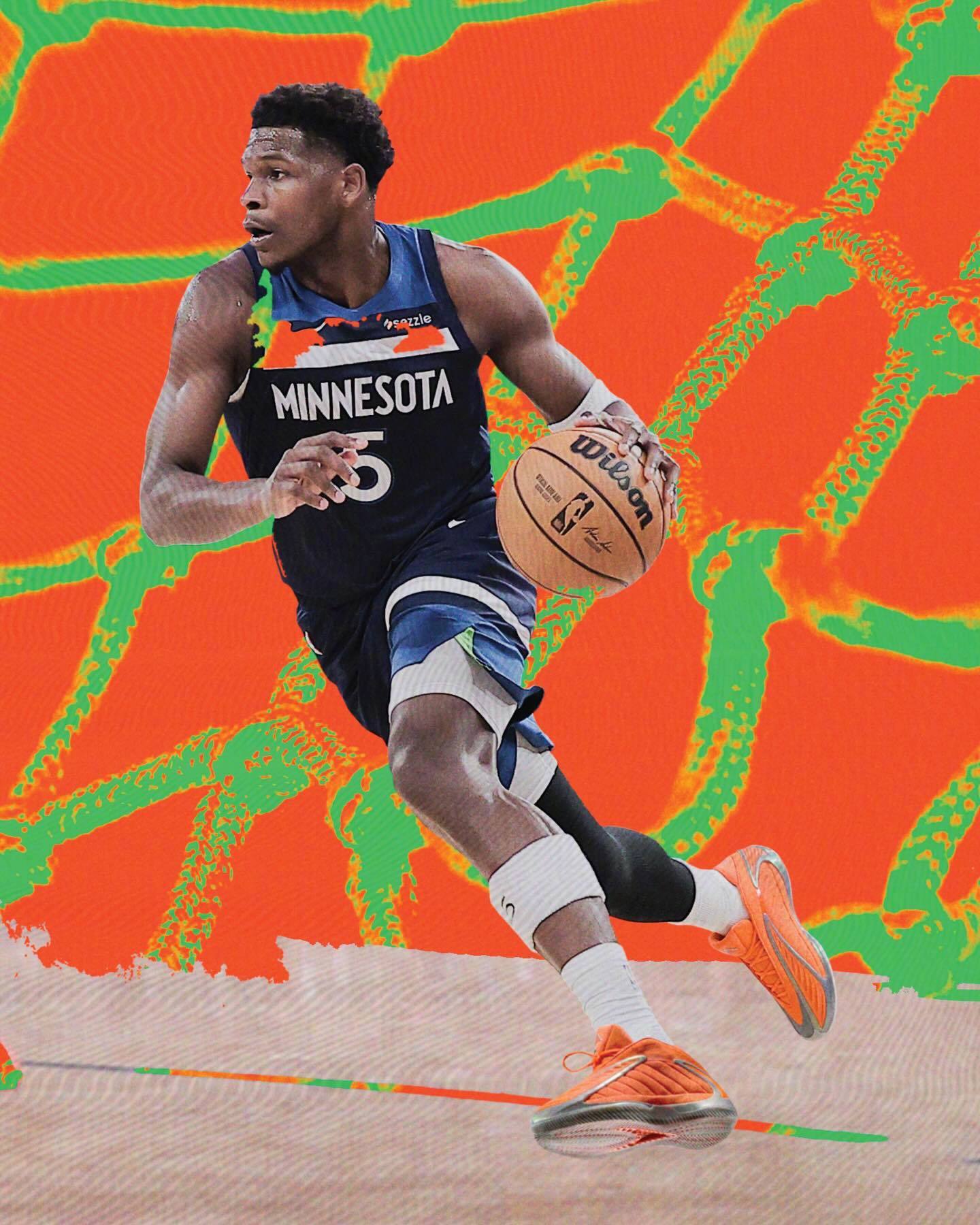 adidas AE2「All-Star」爱德华兹AE 2「全明星」配色官图，橘色