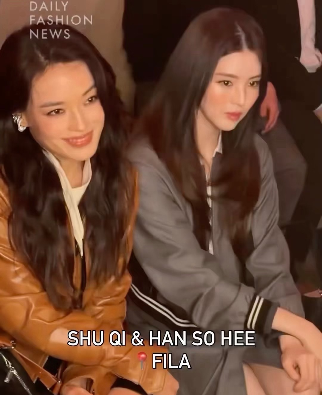 FILA米兰大秀这波真的赢麻了，直接把舒淇、韩素希、孙千三位气质女神聚在了一起！