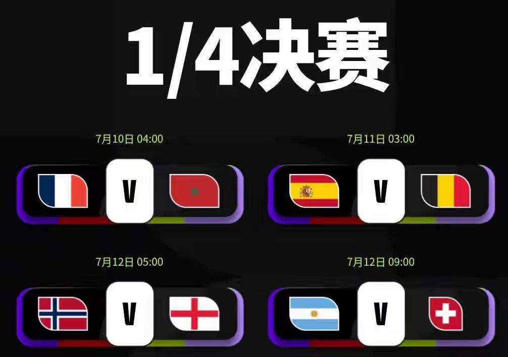 虽然48支队伍大浪淘沙后剩下的8强都不容易，但我有个愿望：比利时队夺得冠军，笑到