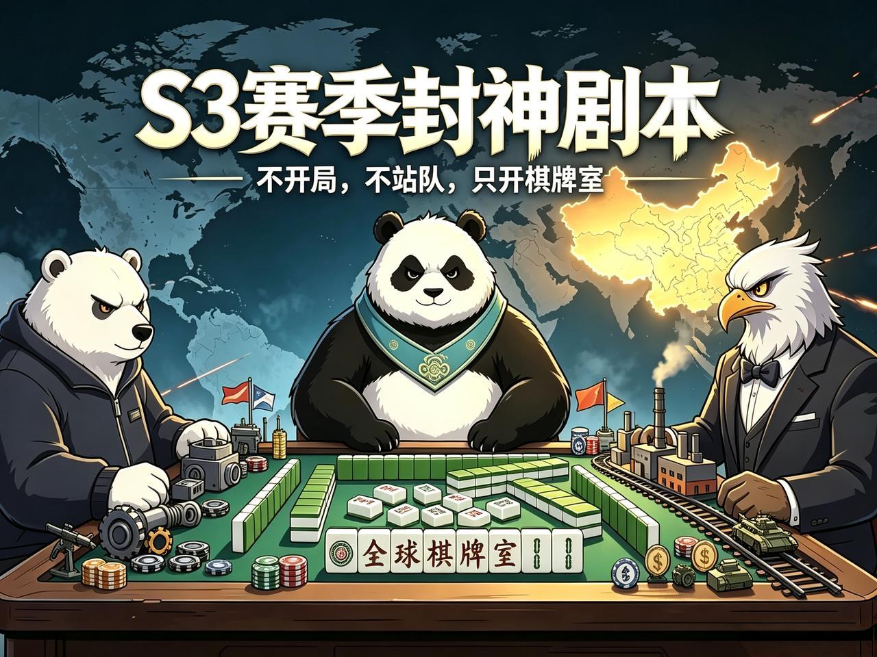 如果把世界局势看成一场大型联机游戏，现在大概已经进入“S3赛季”了。
 
俄乌、