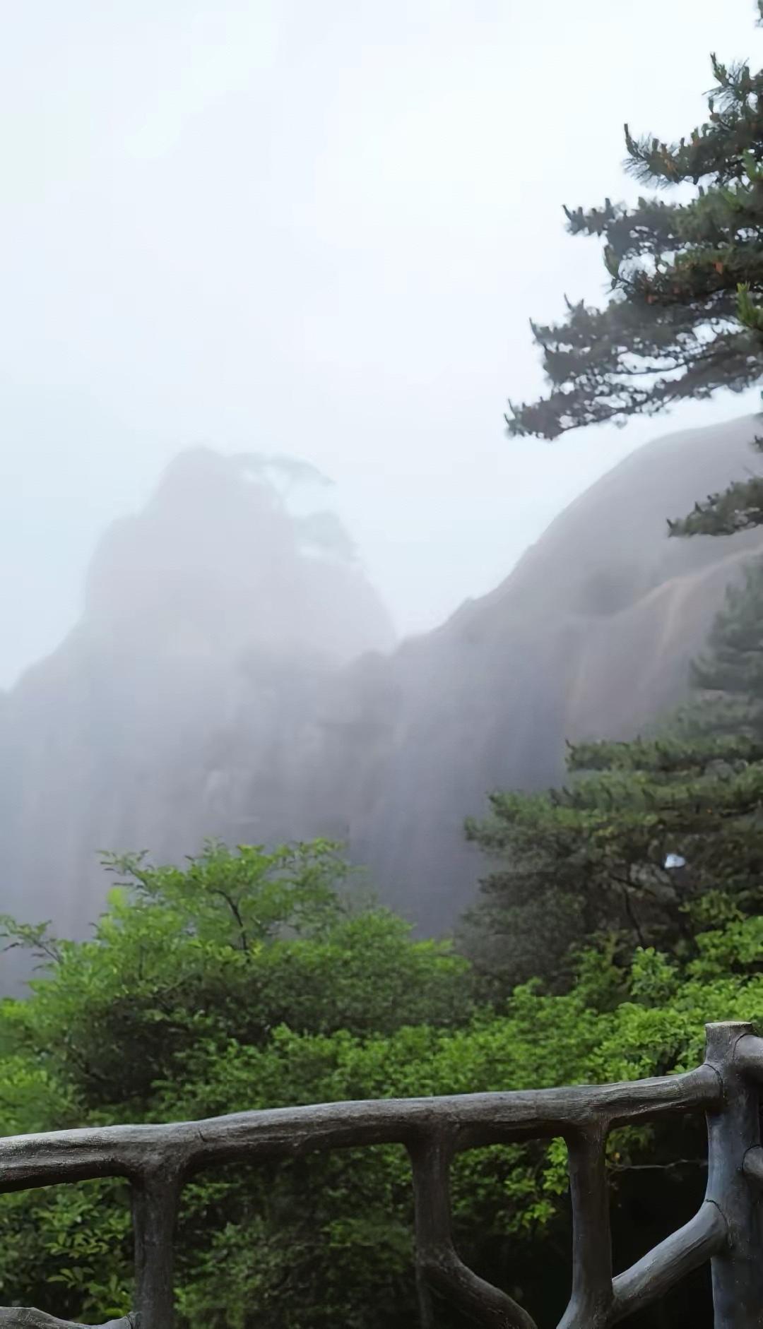 面对山峰空谷，即使什么都不做，安安静静地坐着，也能释放钢筋水泥下的压力。