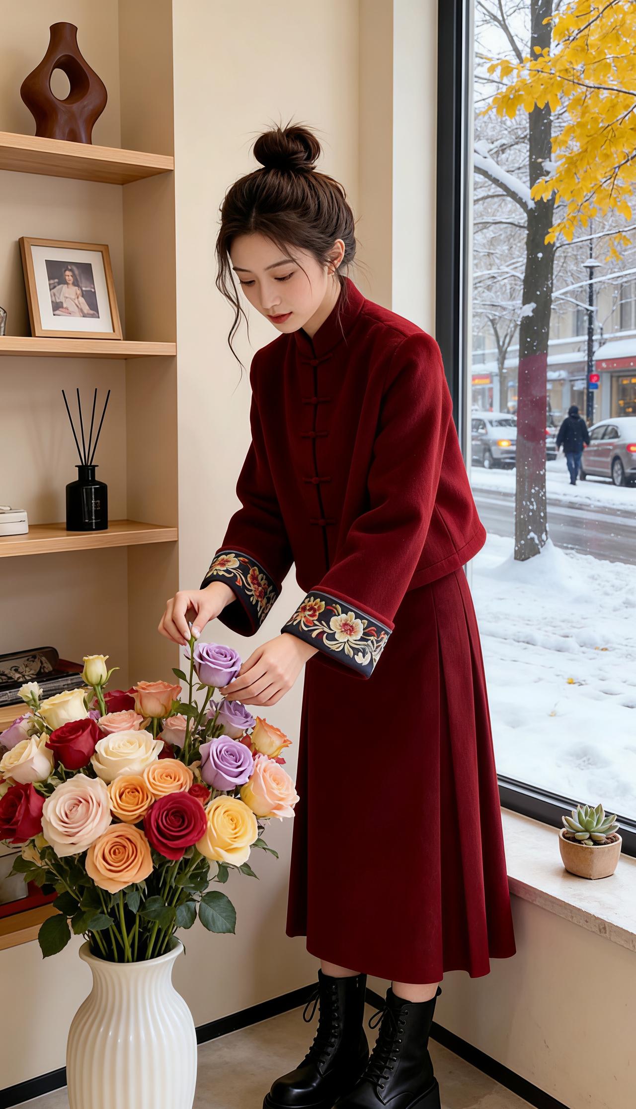 穿搭 红色系 新年穿搭 这也太好看了 过年穿什么