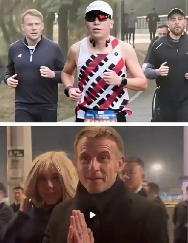 全世界都在看！马克龙访华连夜冲成都～
 
四川大学被学生围得里三层外三层，握手互