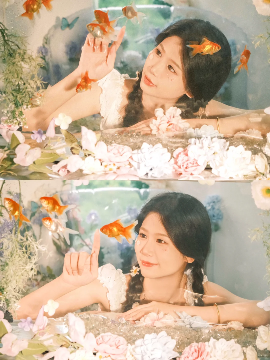 金鱼少女｜胶片🎞️感金鱼写真
