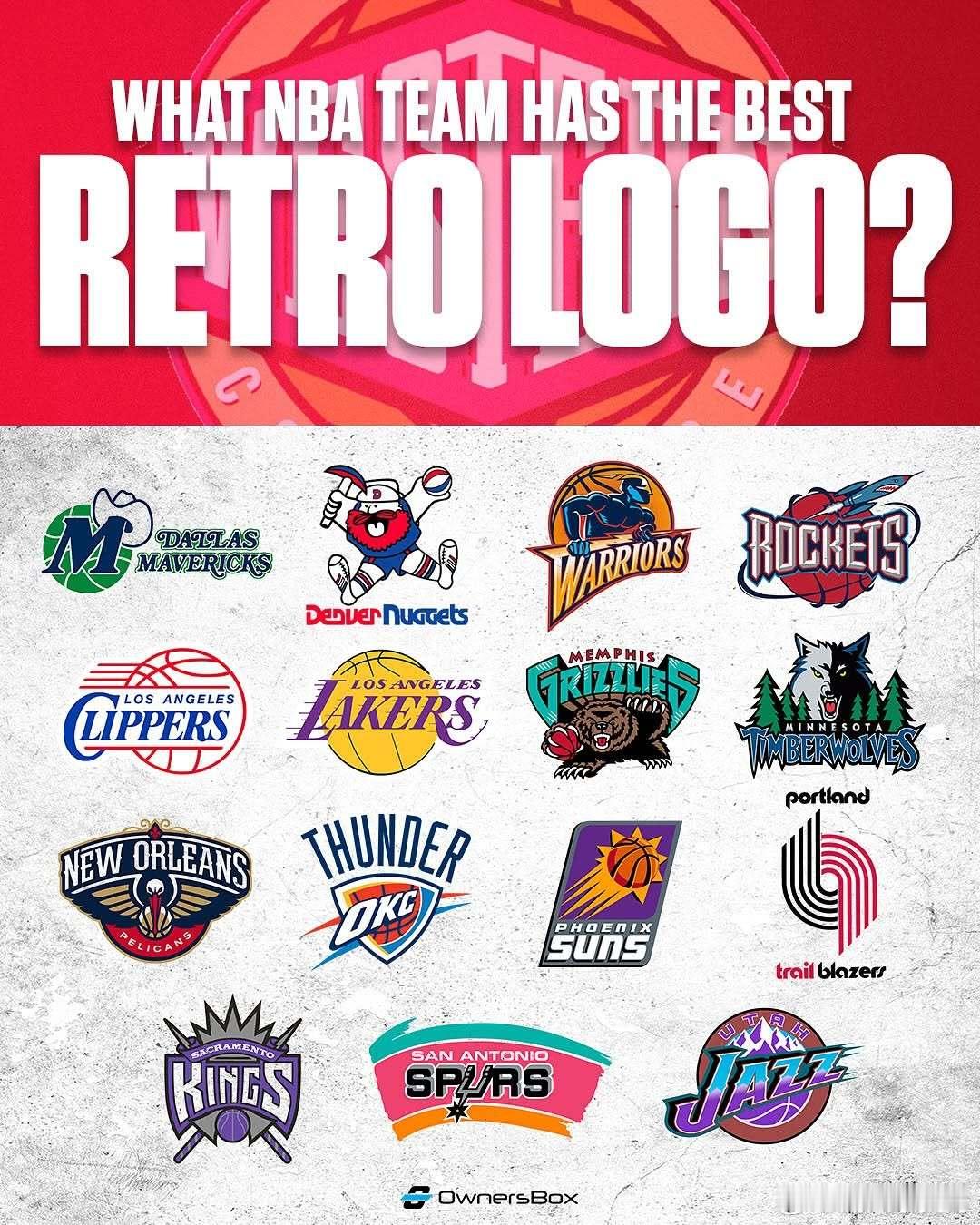 哪支NBA球队的复古标志最好看呢？ ​​​