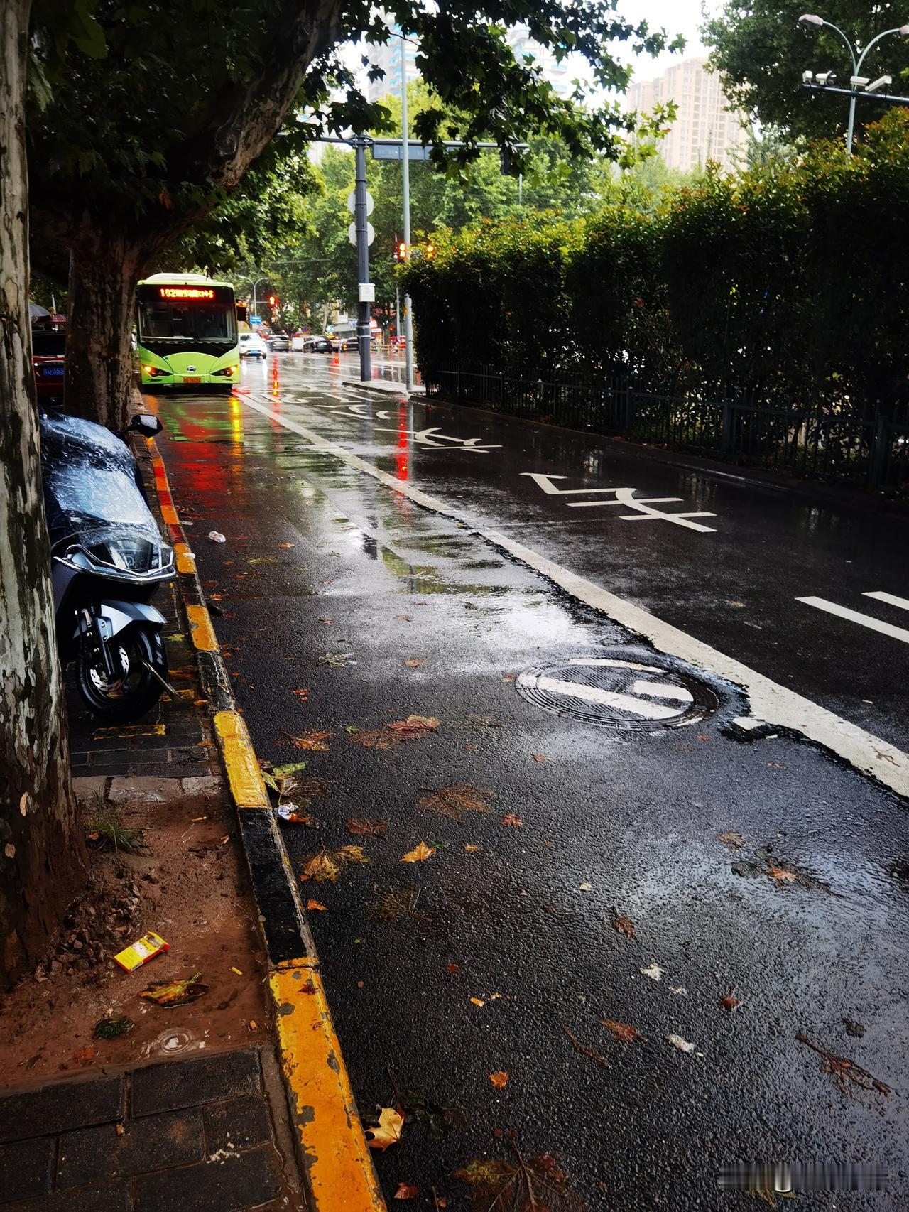 近两天，秋雨绵绵，像是给古城西安披了层薄纱，温柔又清冷🌧️