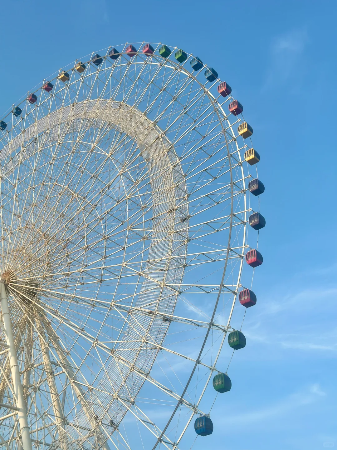 第一次和宝贝一起坐摩天轮看日落🎡