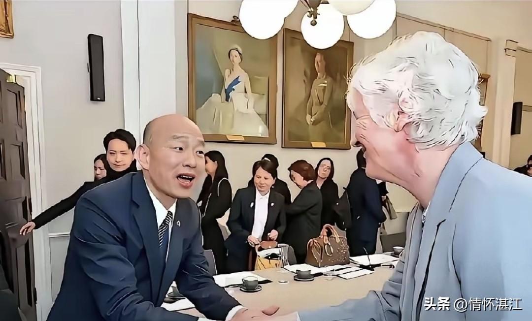 只要面对美国人、日本人和西方国家的人，中国台湾省的“台毒分子”的腰都挺不起来，恨