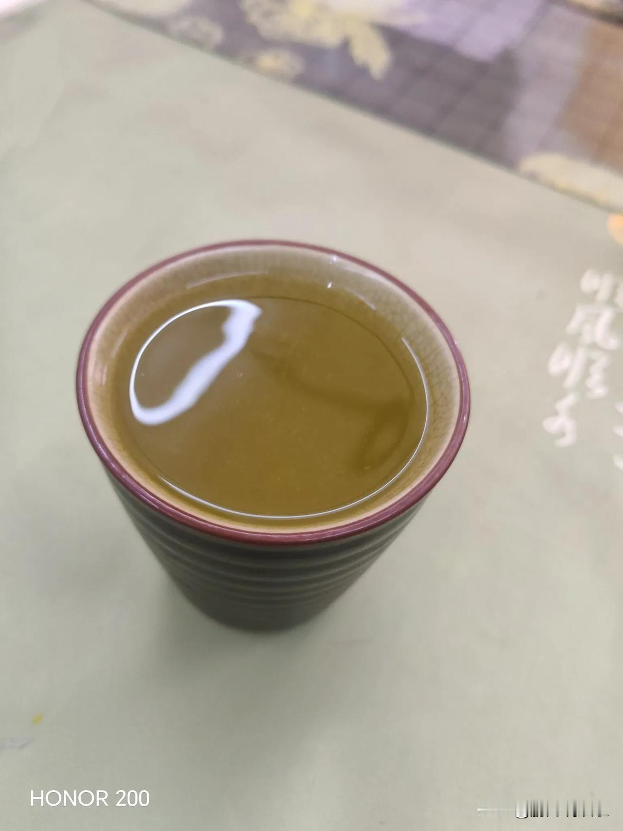 出了水那应该就是喝茶了吧