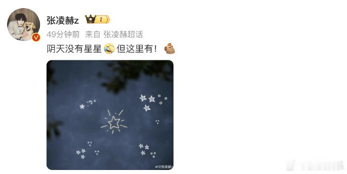张凌赫给小核桃拍星星言出必行张凌赫 是谁的言出必行男友？昨天小核桃问天空有星星吗