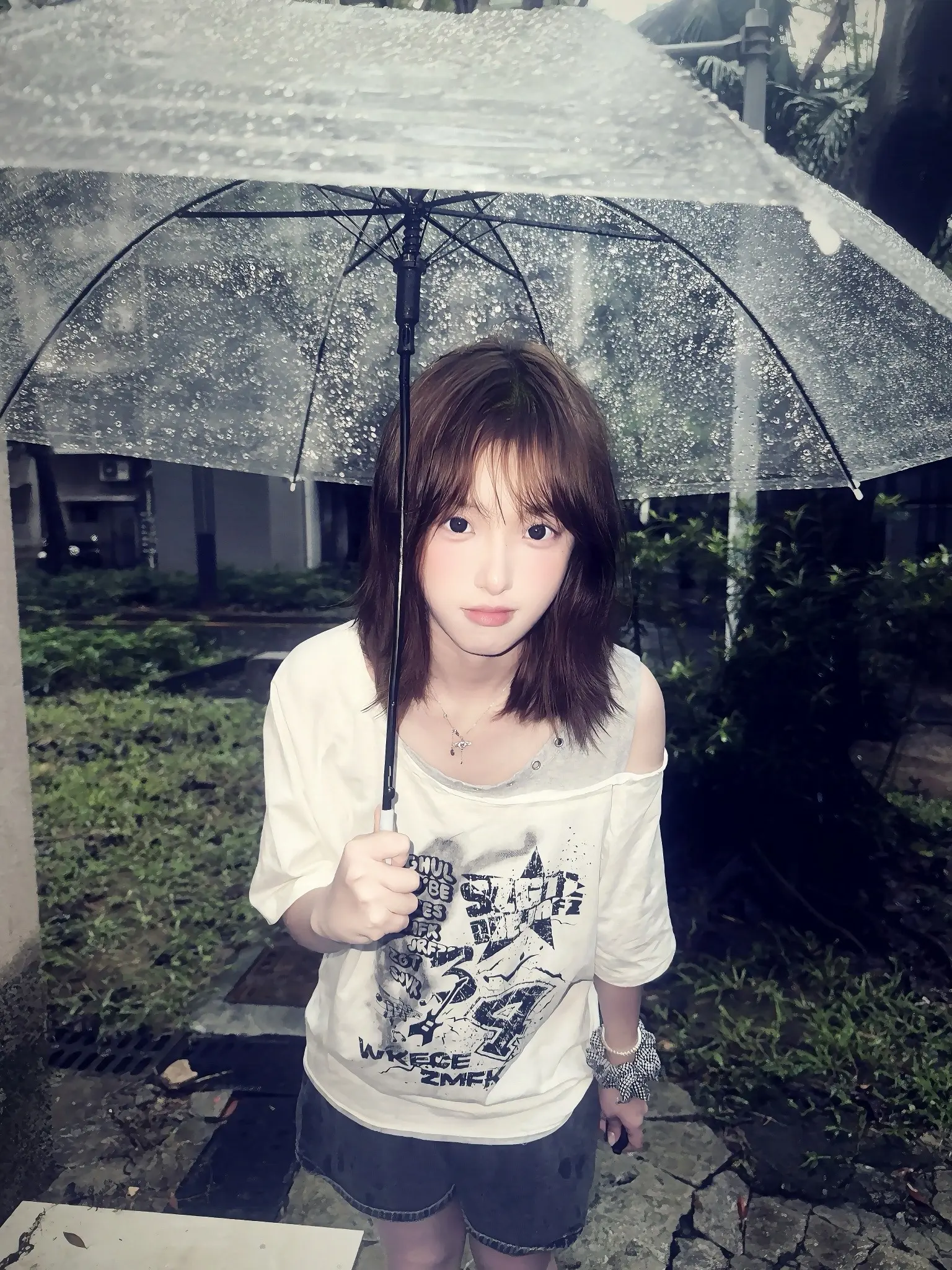 灵魂停滞在每个生锈的雨季