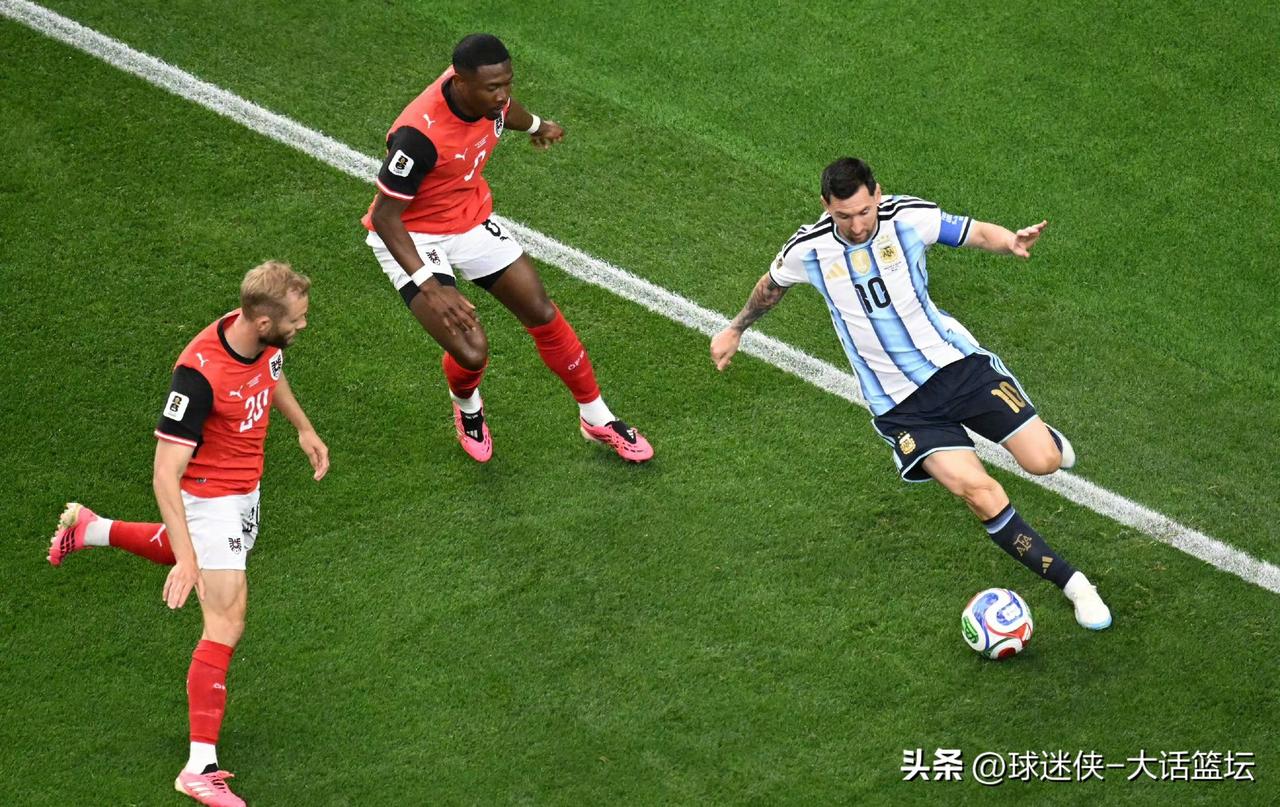 神迹降临！梅西双响登顶历史第一，这一夜世界仰望

38岁，两场5球，世界杯历史第