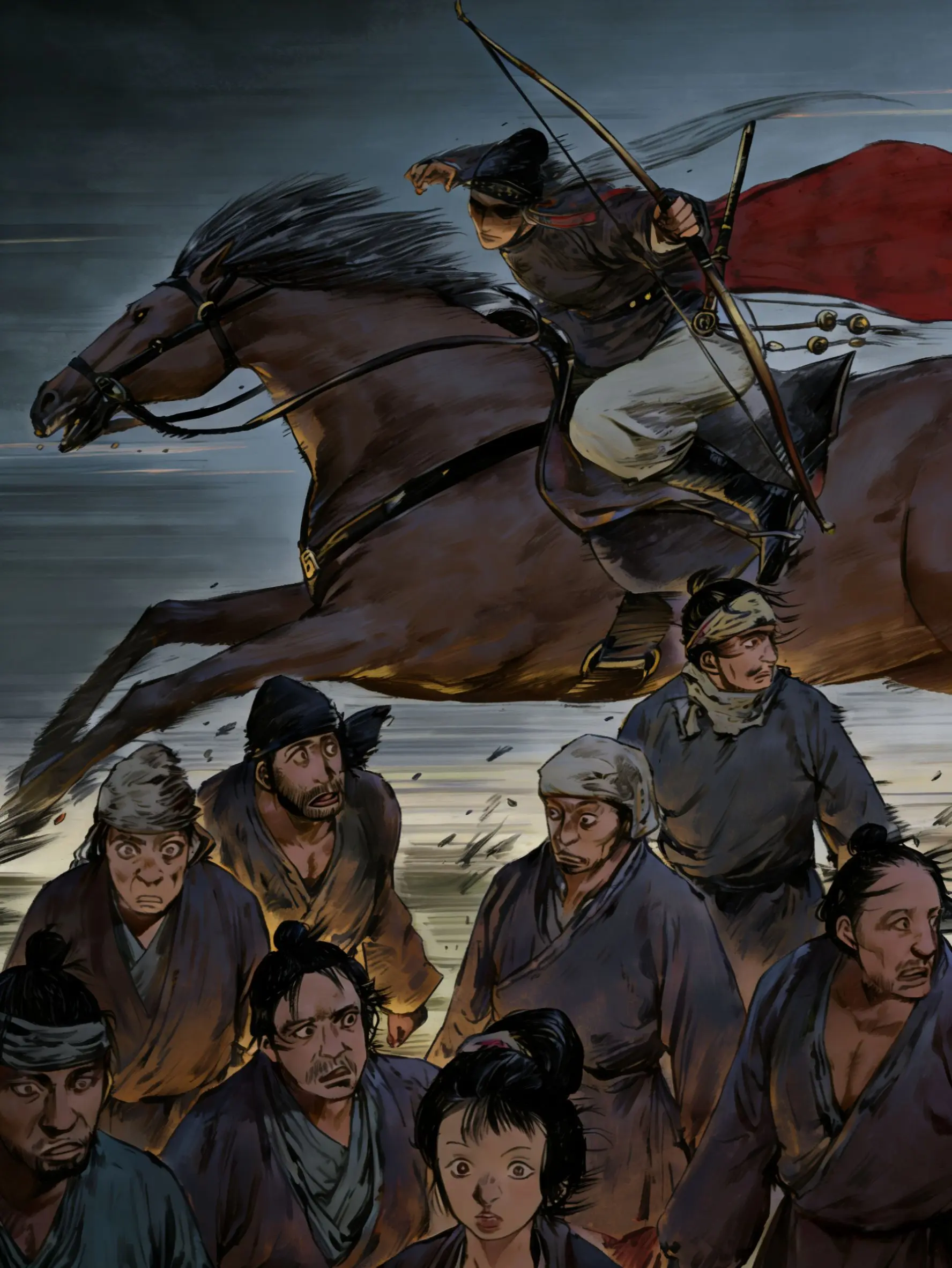 先登：第一个爬上城墙，城上滚木、礌石、火箭、热油全往你身上招呼  陷阵...