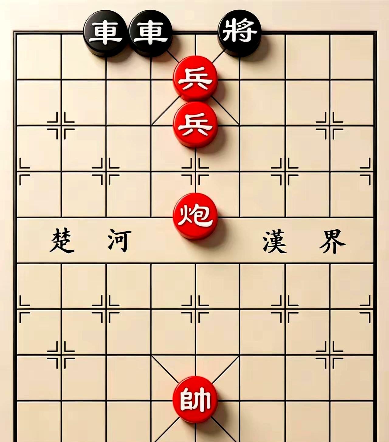 听见子落那声轻响时，空气像被抽空。
高手把中兵平到四路，这一横，不是漂亮，是杀气