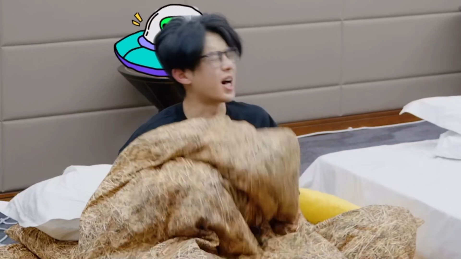 怎么那么可爱哈哈哈哈哈哈“啊”王鹤棣宇宙闪烁请注意