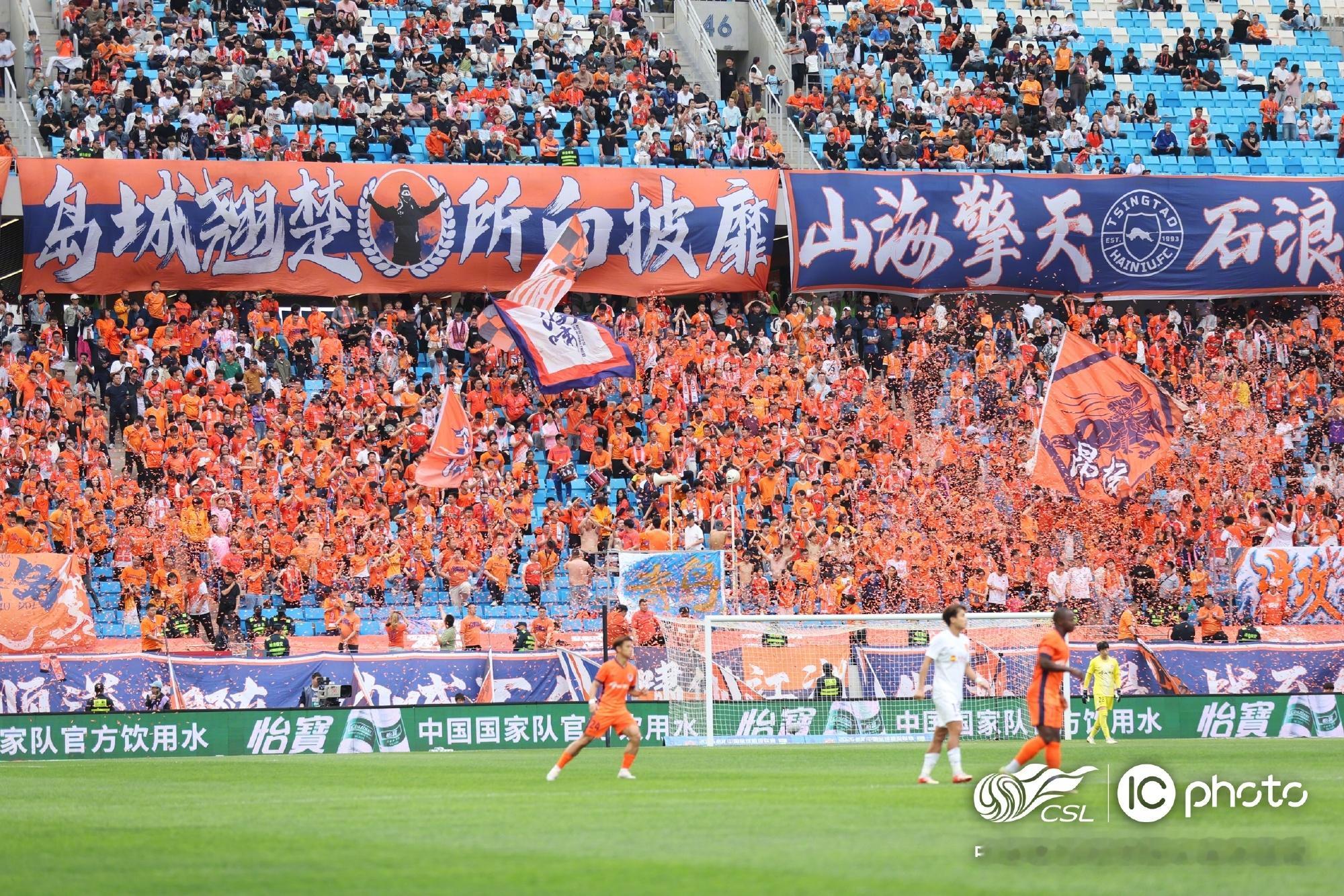 青岛海牛：2013年，降入中甲2016年，降入中乙2021年，升入中甲2022年