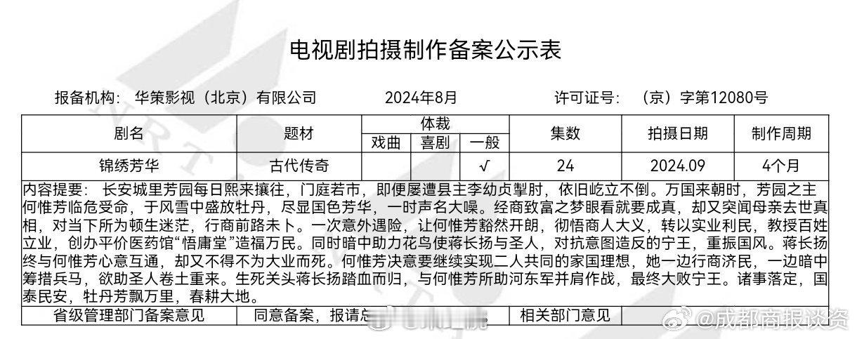 国色芳华第二季  杨紫活动现场说请大家期待《国色芳华》第二季，据电视剧拍摄制作备