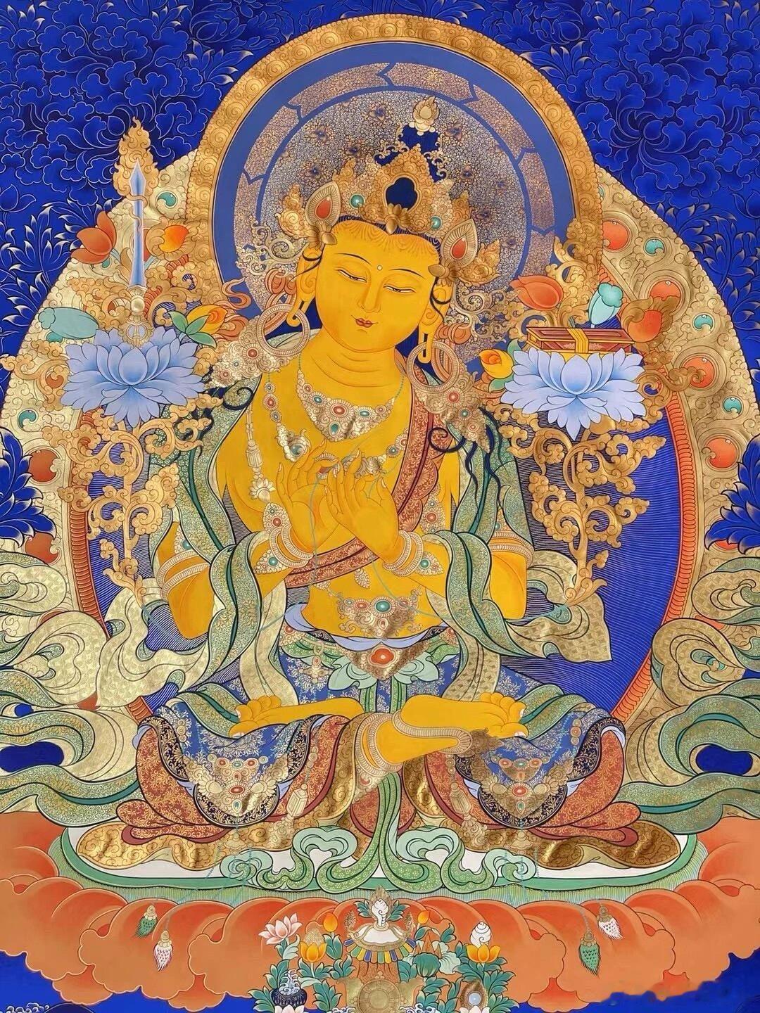 遇见文殊菩萨好运自来，福智双增！旗开得胜！ ​​​