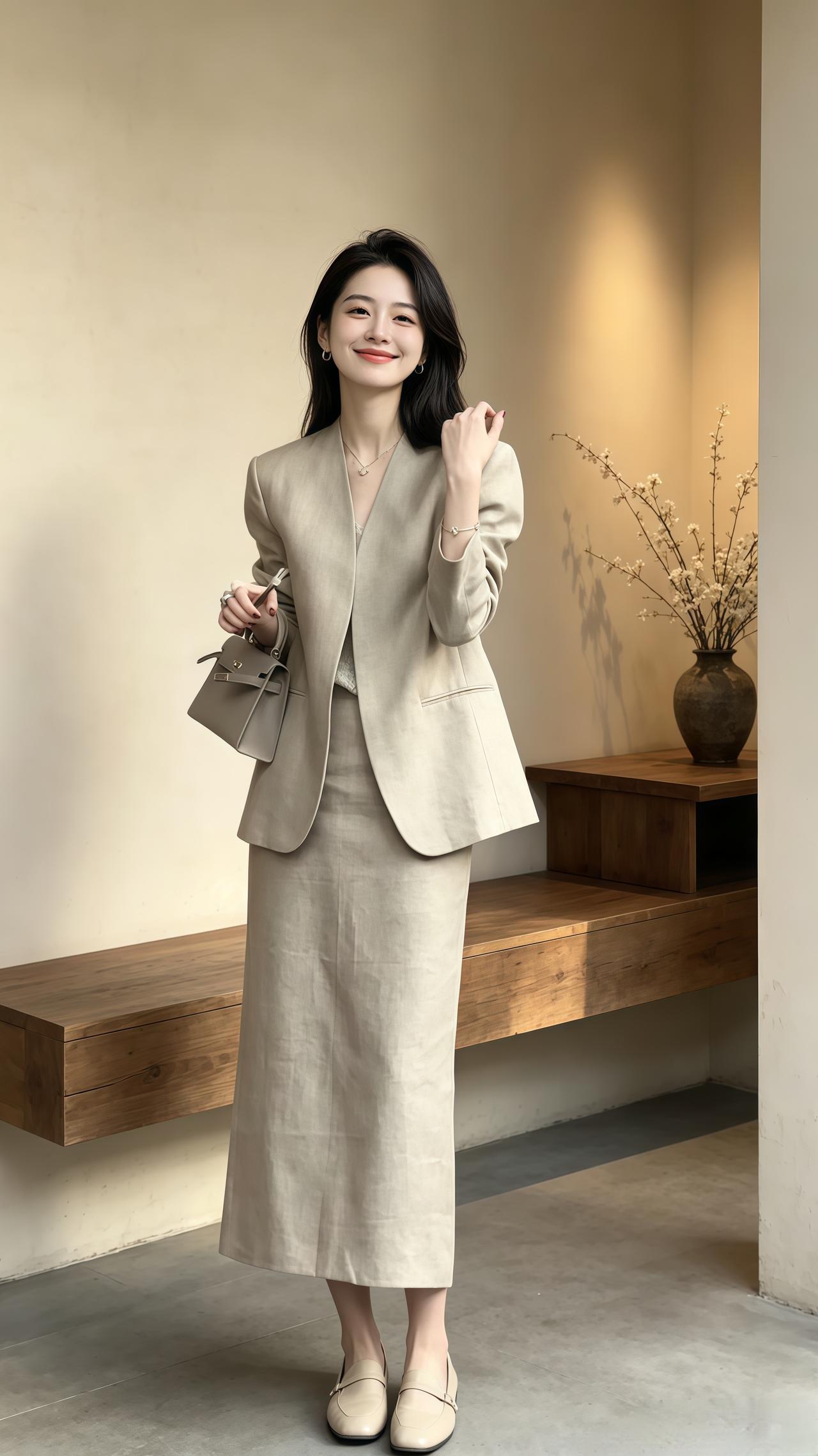 穿搭 高级感穿搭 极简约套装 今天穿什么 ootd穿搭