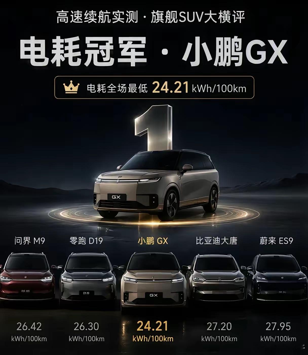 低电耗的小鹏GX，不多说，懂得都懂吧，比五常大米稻花香2号还香