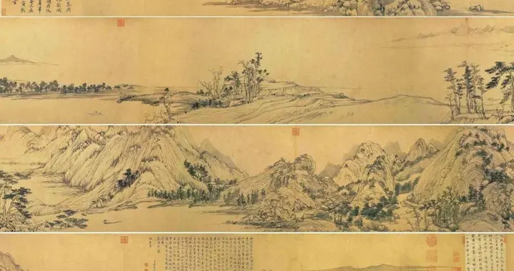 黄公望|一幅画了三年的《富春山居图》，为何历经劫难被烧成了两半