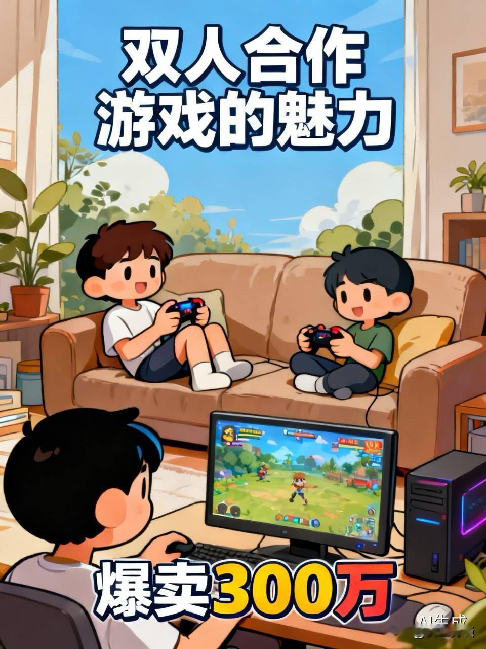 双人合作游戏的魅力，真的不是单排能比的。
之前和发小凑在一个屏幕前打老版双人闯关